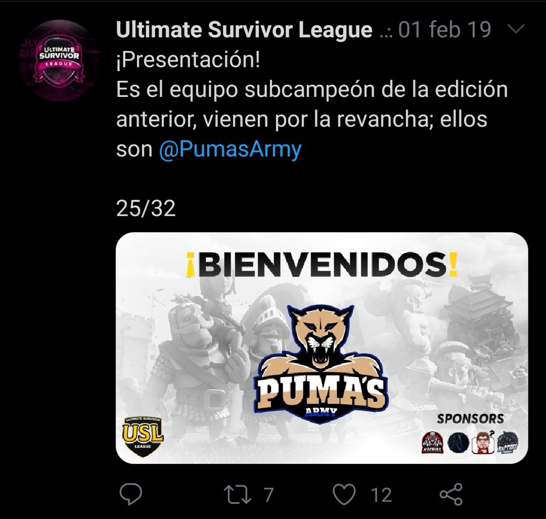 Gratos recuerdos disputando esta liga con <a href="/PumasArmy/">Puma's Army 🐾</a>. Si no mal recuerdo, la organizaba @IruGood y siempre existió un trato de 10.

Aquí disputamos una de las primeras finales con ese equipo que a la postre, me dejó una familia que sigue viva hasta ahora.

Lo lindo de CR. 🤞🏼❤️