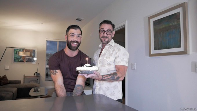 1 pic. Celebrate @JakeNicolaX's Birthday w/ @VinceParkerX in @MenOver30 in PUP'S BIRTHDAY FLIP FUCK!