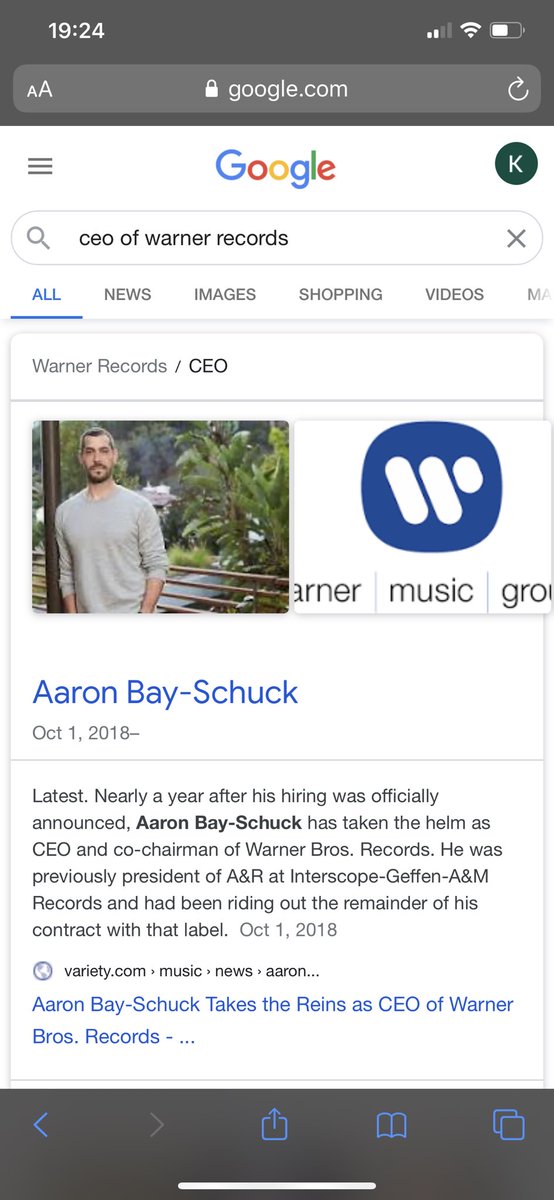 CEO of Warner music group