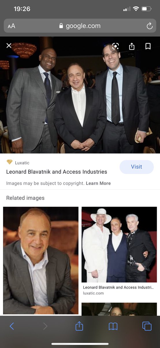 Access Industries is owned by Len Blavatnik