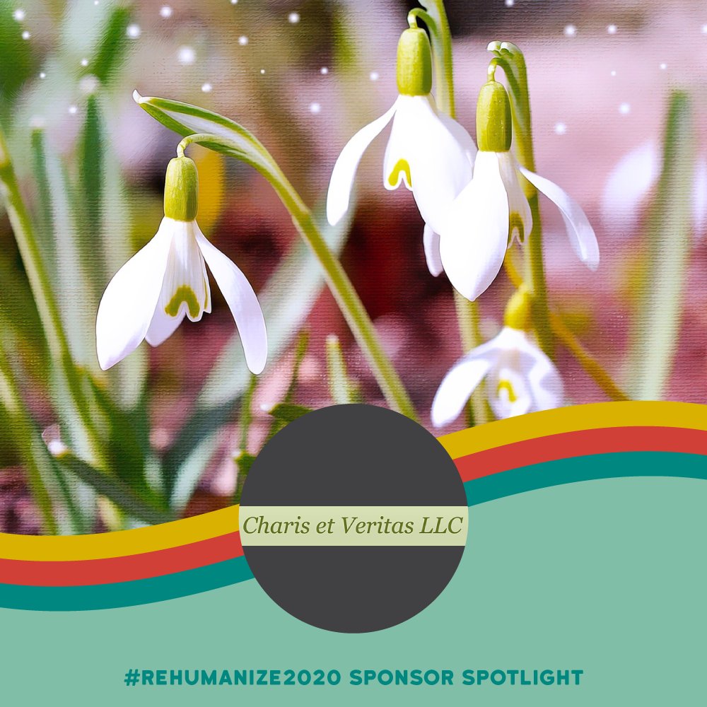 RehumanizeIntl's tweet photo. #Rehumanize2020 has passed, but we still have conference sponsors to thank! 🤩

Today's spotlight: Charis et Veritas, LLC, which offers therapy services for Infertility, Adoption, High-risk Pregnancy, Perinatal Hospice, Traumatic Birth, Postpartum, Post-Abortion Issues, and more. https://t.co/6a52IB9gEx