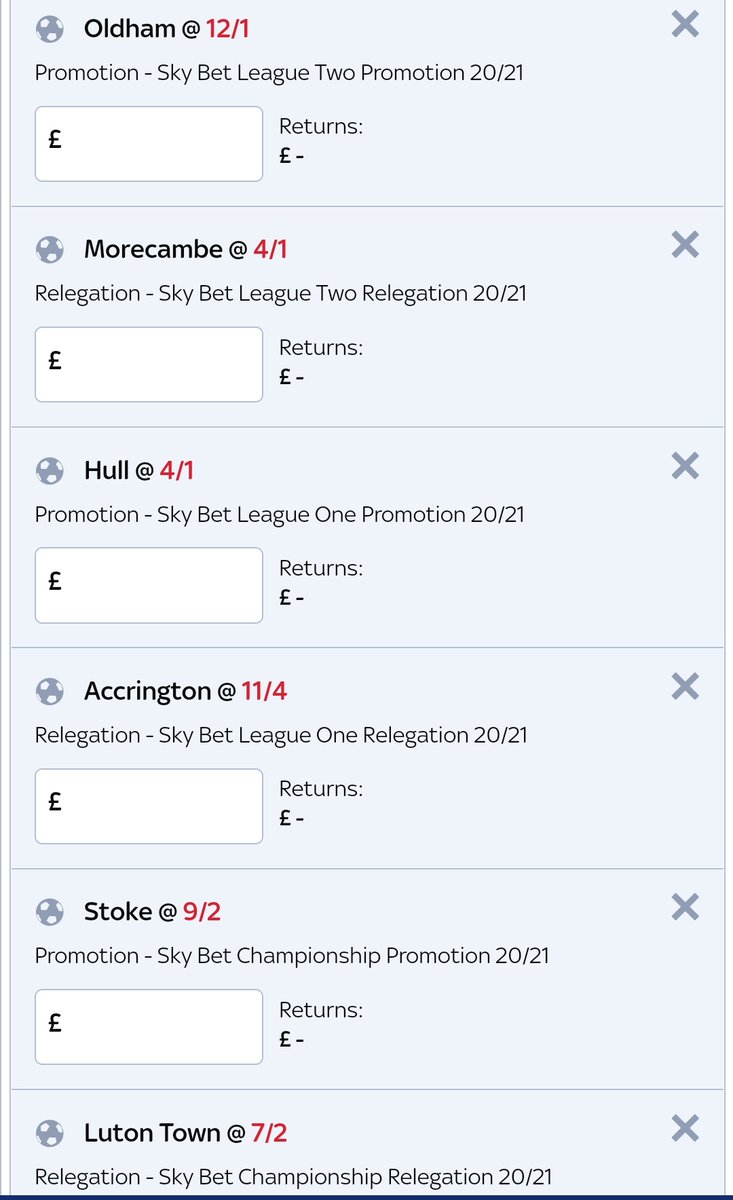 pbrack84's tweet photo. @RequestABet would like to put this bet on as an accumulator but only let me pick trebles #RequestABet https://t.co/YpsNcv796i