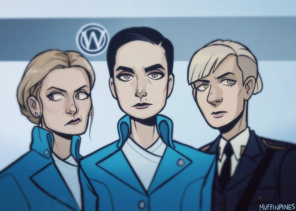 Snakes on a plane more like gals on a train

Anyway i finished #snowpiercer and I love these ladies wow

#netflix #snowpiercerfanart #snowpiercertv 
#melaniecavill #besstill #ruthwardell 
@alison__wright  (no Twitter for the others?)