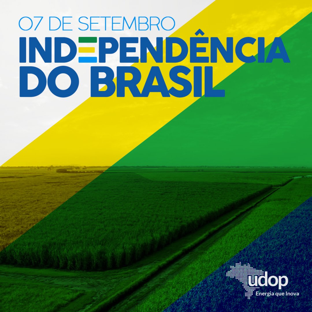 udop_bioenergia's tweet photo. 🇧🇷🇧🇷🇧🇷 Independência é também poder escolher o melhor para o Brasil. Escolha etanol, o combustível Verde e Amarelo #AbasteçacomEtanol #Independência #7deSetembro #UDOP #DesafiodoEtanol https://t.co/IM2hGndMYm