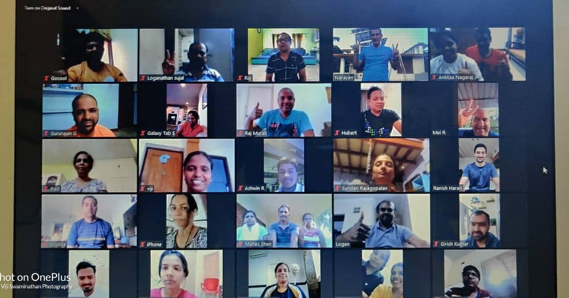RunningUnis's tweet photo. A new week welcome with Sweat and Smile Combination
HIIT Zoom Monday Workout Session
28 Login with 30+ members
Team Madras UNIS Running
#unisrunning #LimitlessBeginsWithin #BeLimitless https://t.co/4XzSorlZ4t