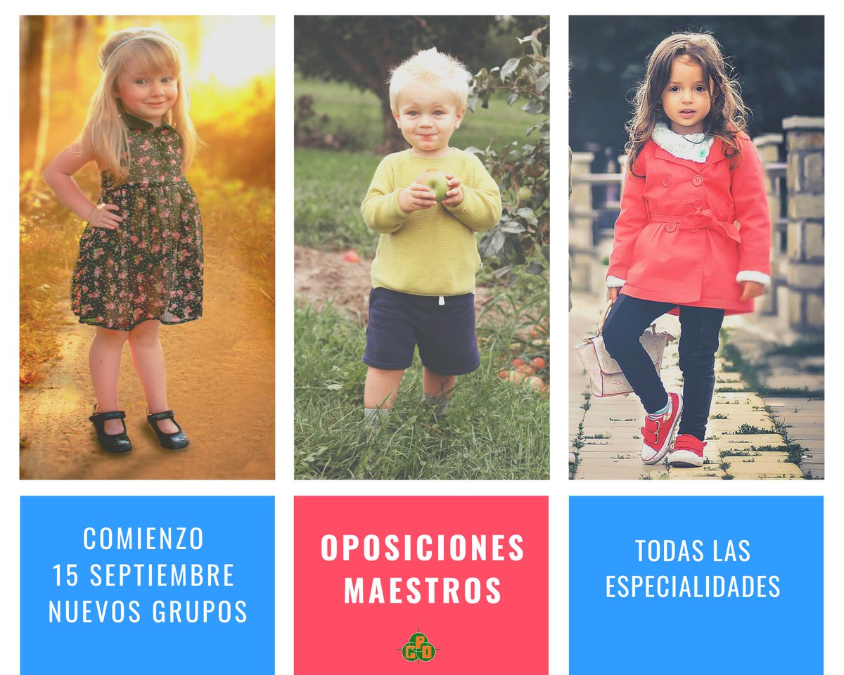 OposicionesCPO's tweet photo. 💥Preparación SEMIPRESENCIAL al CUERPO DE MAESTROS

📝Comienzo: Martes 15 Septiembre. 

⏰Horario: 16h. a 21h. 

💶130 € Mes: Temarios y Materiales incluidos; Programación, Unidades Didácticas, Exposiciones Orales, Supuestos… (No hay Matricula)

🍀CPO

Contacto:
📞952280608 https://t.co/qPmQOtrIfZ