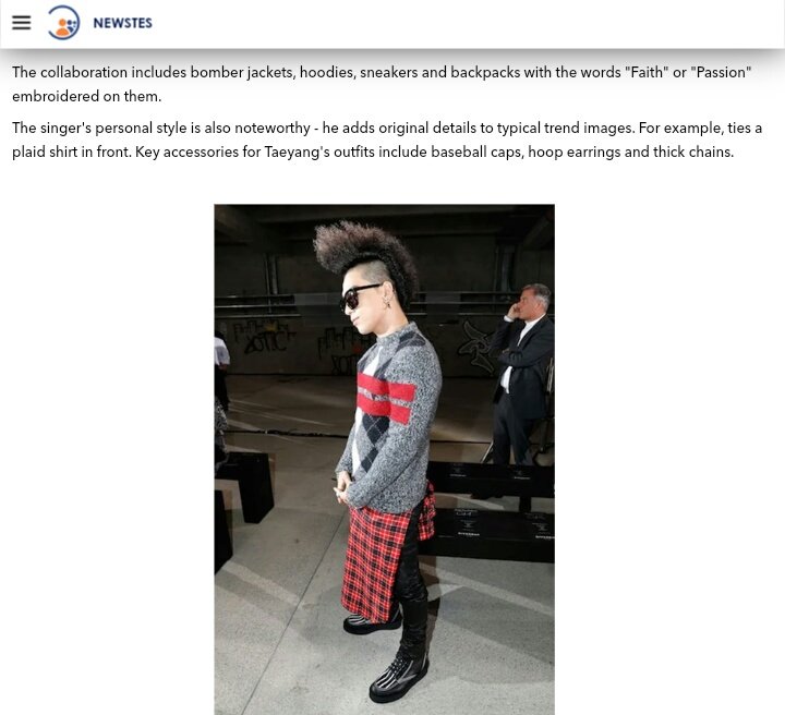 MChartBIGBANG's tweet photo. ❑ K-POP STARS ARE DEFINING THE FASHION WORLD

• @IBGDRGN and @Realtaeyang were mentioned in the Russian article.

G-DRAGON: ❝One of the people who shape the global fashion industry❞

TAEYANG: "❝A style that adds original details to the typical trends❞

#BIGBANG https://t.co/zYzfWPnlQ1