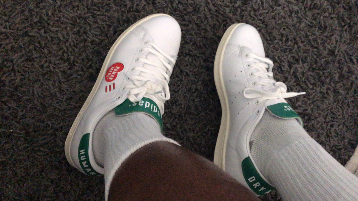lyons_emmett's tweet photo. Stan Smith Human Made sedition 👟 #SundayKicks https://t.co/TJ0ElY1kFc