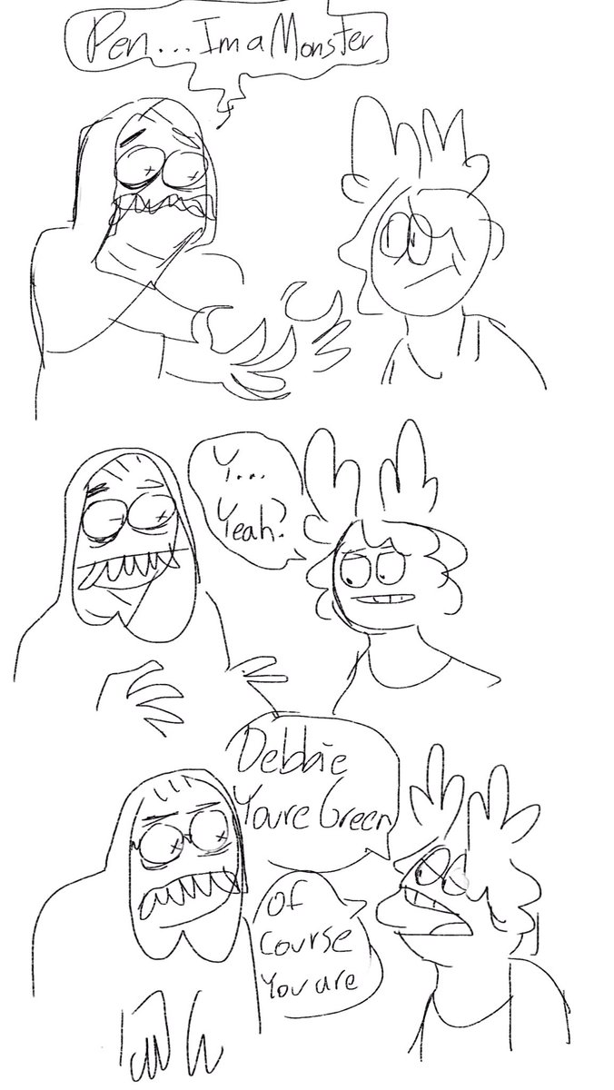 Doodles that were not funny enough to post on their own so I'm posting them together 