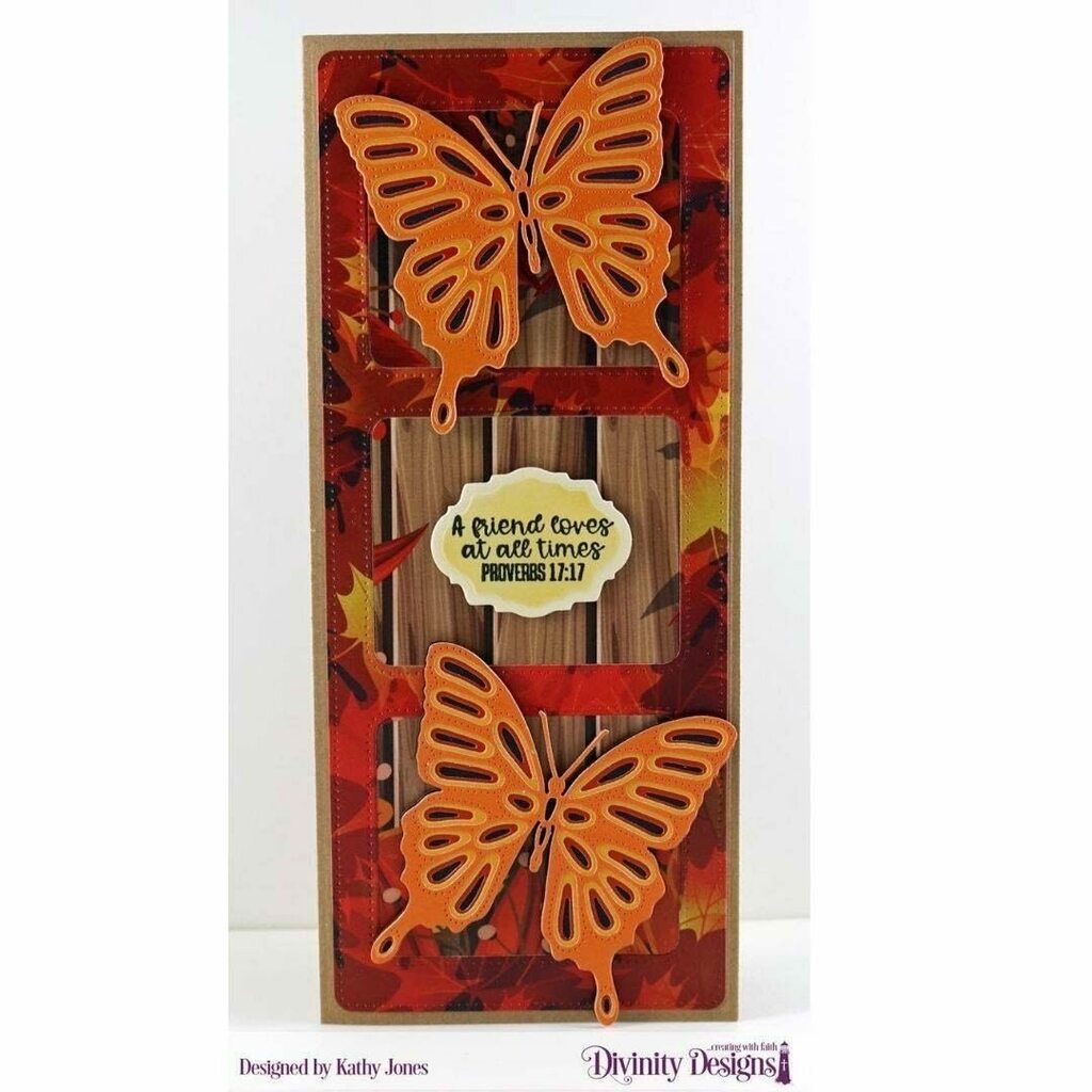 Kajon10's tweet photo. A new slimline card using the latest release products from @divinitydesignsllc #divinitydesignsllc #cardmakersofinstagram #cardmaking #slimlinecard #diecutting #butterflycard https://t.co/OtIA4HhZ6o https://t.co/5v9IGqttRf