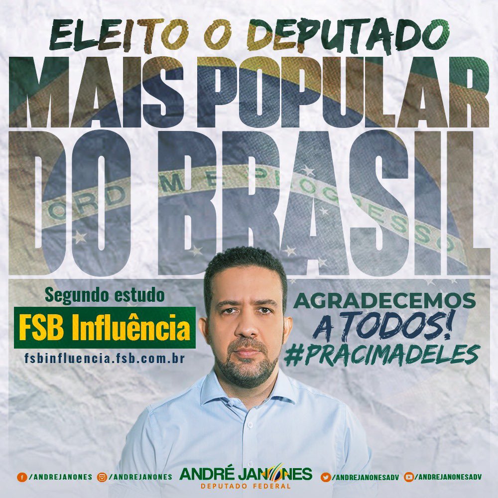 AndreJanonesMG's tweet photo. URGENTE! Vejam a força que vocês tem! Essa é a VOZ DO POVO!  Ainda vamos fazer MUITO por nossa gente e, junto com cada um de vocês, construir o Brasil que sonhamos!!!

#PraCimaDeles #TamoJunto https://t.co/uvBgAgC6ck
