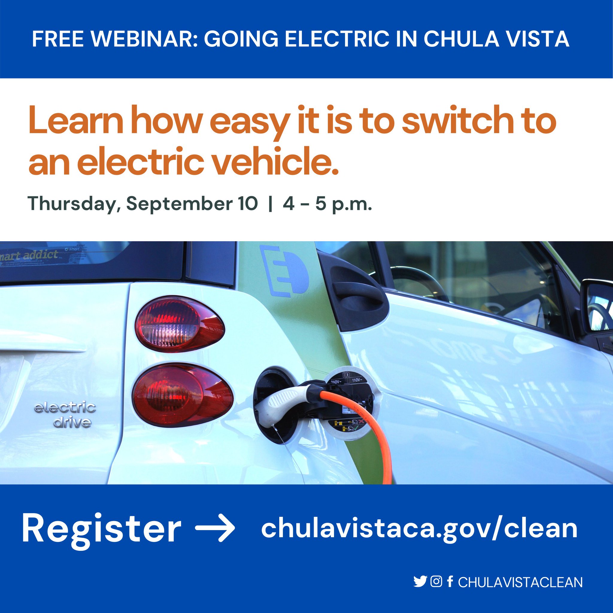 City Of Chula Vista On Twitter Ever Wonder What It Would Be Like To Own An Electric Vehicle What Type Of Mileage You Really Get What The Cost Of Charging Is