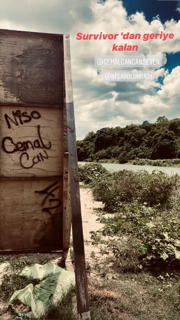 Bu da son olsun bu hesapta. Benim için o güzel bağlarıyla dostluklariyla survivorda kalan #cemnis yarım yarım bir tam cemalingo ve niso🐑🥑. Dışarıda ise ayrı ayrı Cemal Can Canseven ve Nisa Bölükbaşı...