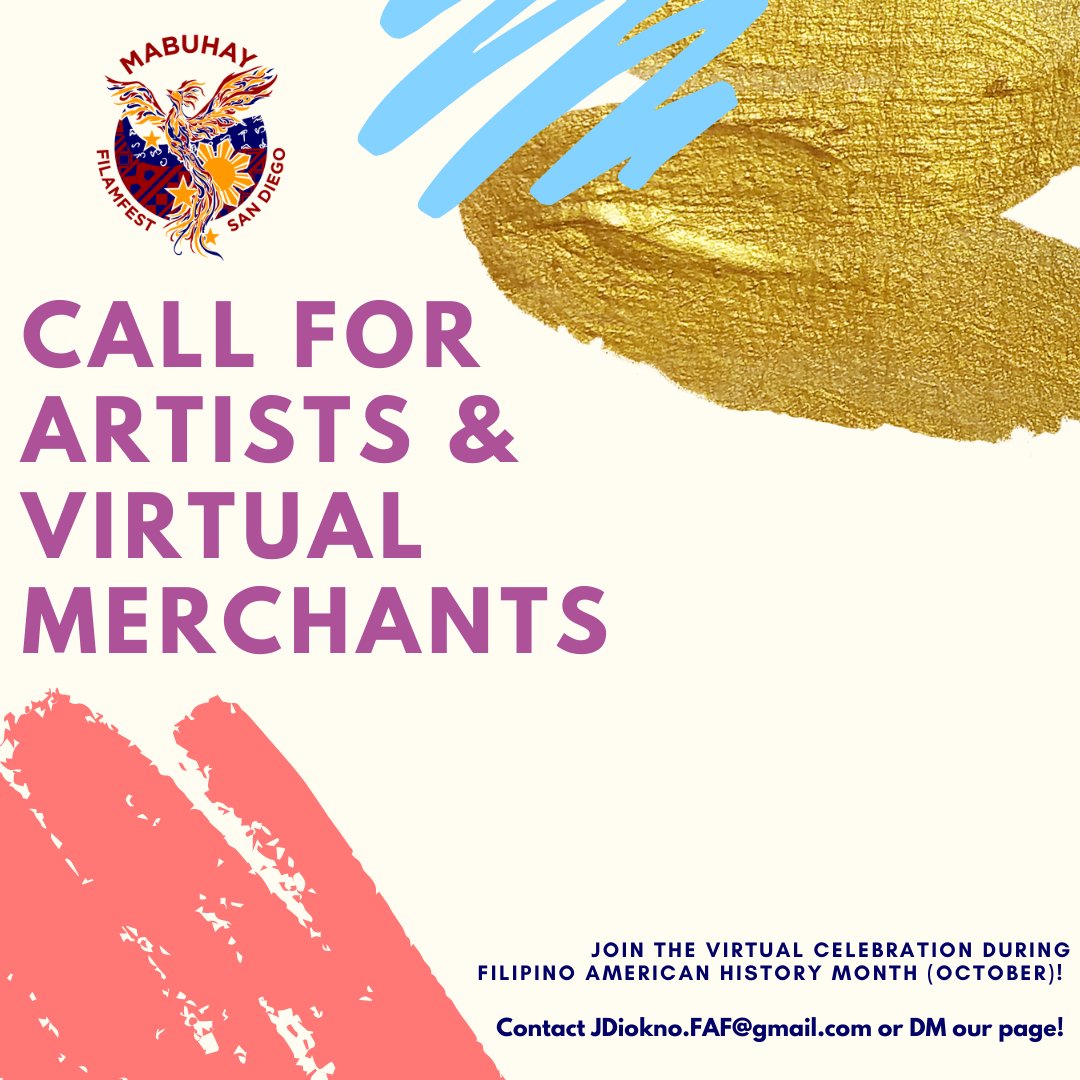 FilAmFest's tweet photo. A message to our kababayan and community + call for artists! https://t.co/d3pObkQ3MZ
