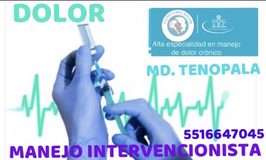 Meddeldolor's tweet photo. Alta especialidad en manejo de Dolor de cualquier etiología https://t.co/ClQNQ9mIhy
