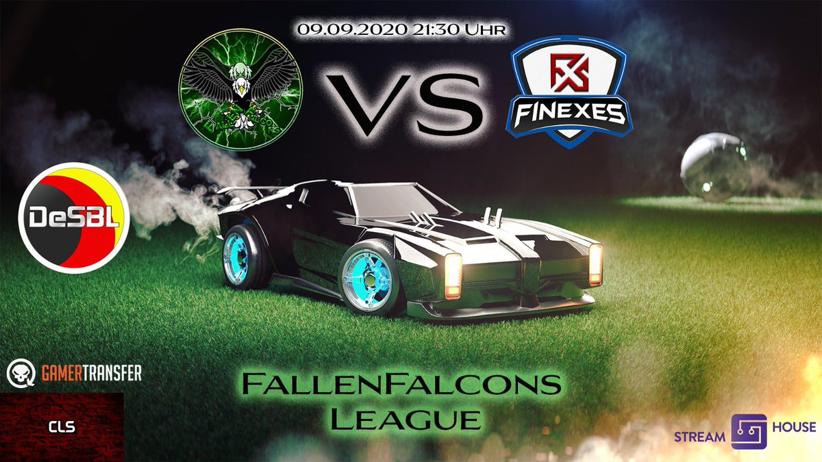 Jo Leute,am 09.09.20 findet das DeSBL spiel FF immortality vs Finexes simplex statt. Ab 21:30 Uhr live auf twitch. 
———————-
Partner:
<a href="/Streamhouseat/">Streamhouse</a> 
<a href="/ClsClan/">CLSClan</a> 
<a href="/Gamertransfer/">Gamer Transfer</a> 
————————
Social Media: 
IG:Fallenfalcons
Twitch:Fallenfalcons 
YT:Fallenfalcons