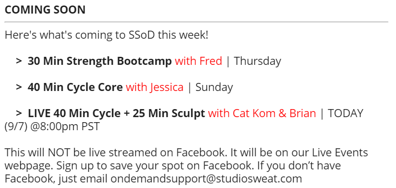 30 min cycle class