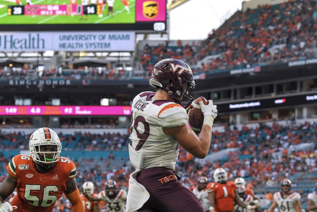 DelpOscar's tweet photo. After a great call with @CoachShibestVT I am honored to announce I have received an offer to Virginia Tech @Mansell247 @ChadSimmons_ @ErikRichardsUSA @WestForsythFB https://t.co/bApOeUBIfW