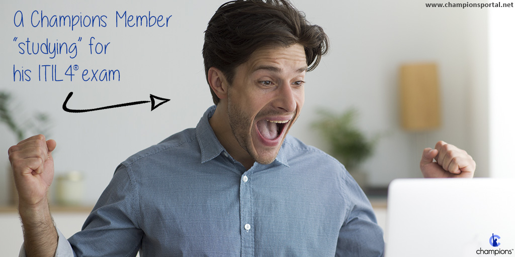 What does your face look like when you're studying? Probably not like this :D

Champions has fun Challenges on popular topics like ITIL4. It helps you focus your study and practice for that all-important exam.

championsportal.net

#ITIL #Exams #DevOps #cybersecurity
