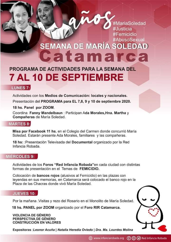ml_moreno810's tweet photo. Iniciamos la semana por los 30 años del Femicidio de Maria Soledad Morales
#30AñosQueNosFalta
#MariaSoledadPresente https://t.co/aeP66pmXOJ