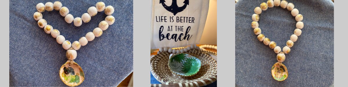 SouthBelleBeth's tweet photo. I specially created each of these pieces in my store.  Check them out now and get 20% off through Labor Day!  #Laborday #shellart #decoupage #handmade #collectibles #gifts #oystershell #cockleshell #necklace #beadedgarland #ringdish #beachy https://t.co/xbiZELakw9 https://t.co/8ycIbIhQDF