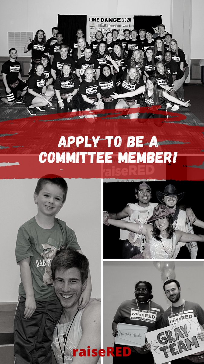 raiseRED_UofL's tweet photo. This weekend is the perfect time to apply to be a committee member! Applications close on 9/10 at 11:59 PM. 

https://t.co/vvxzFex4mc https://t.co/YVR1tJPBBk