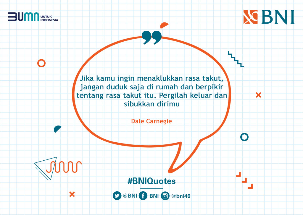 BNI's tweet photo. Yakinlah bahwa kamu pasti bisa yaa, Tweeps 🙂 #BNIQuotes https://t.co/0ePoljcBkz