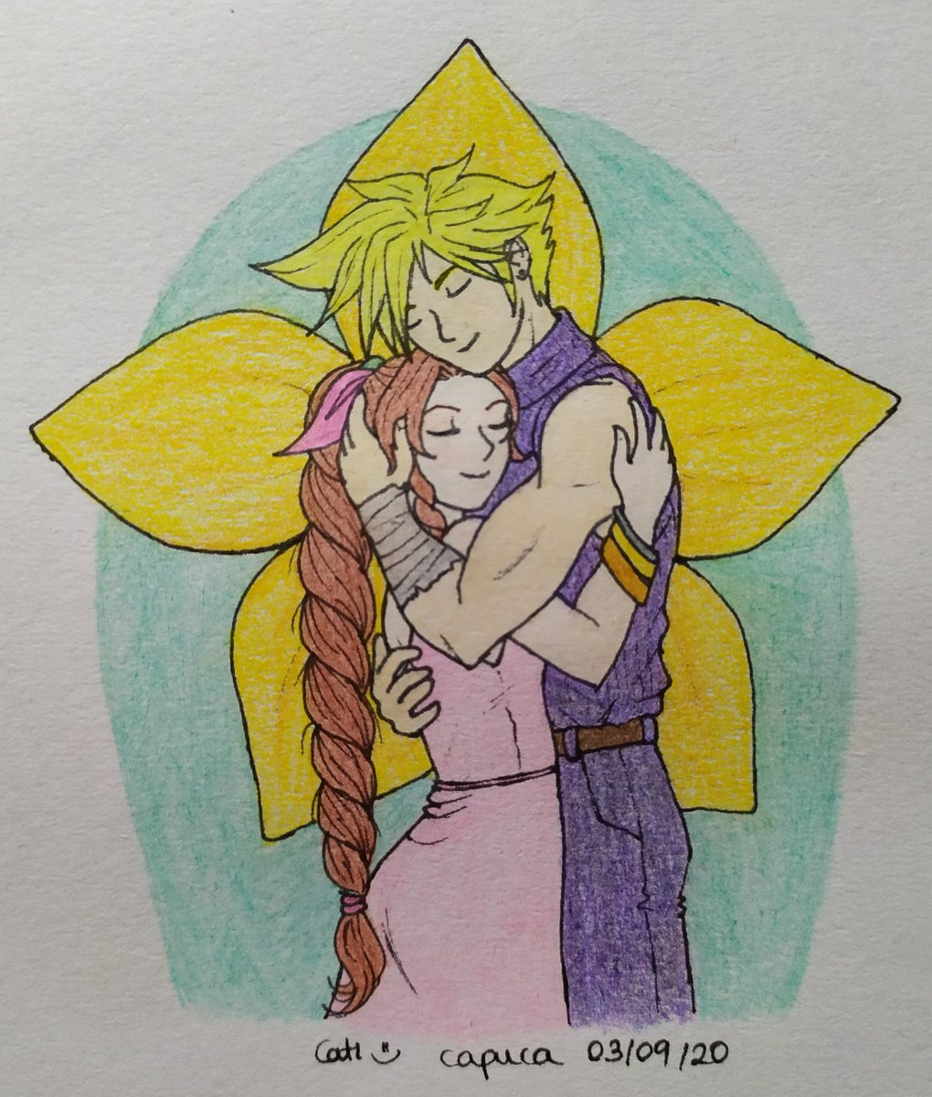 capuca_80's tweet photo. #clerithweek2020 - day four: reunion
~our promised land~
#clerith #clerithweek #ใฏใฉใจใข https://t.co/2YKMXFQvut