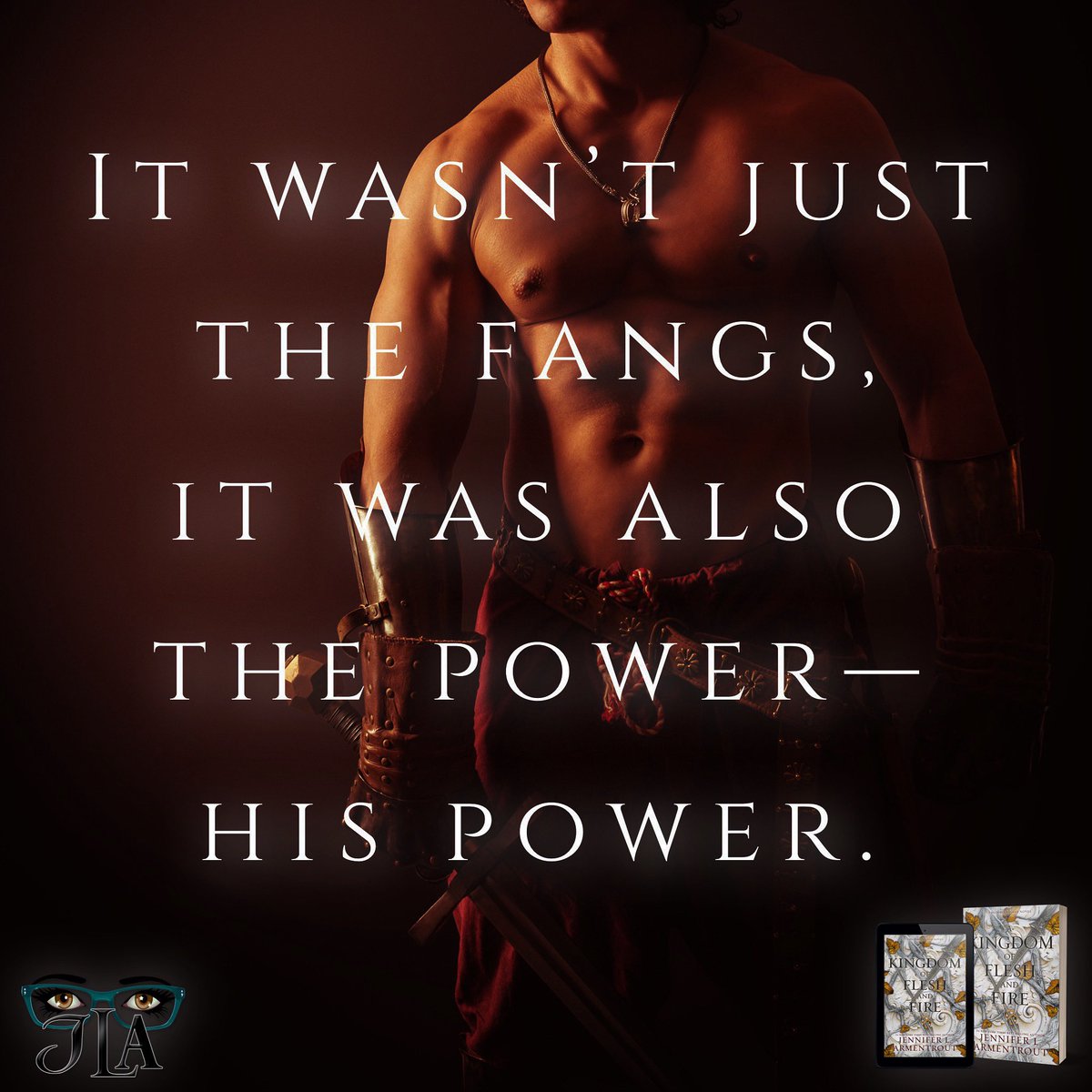 JLArmentrout's tweet photo. . . . And also his fangs. 🤓

Have you gotten your copy of #AKOFAF yet?

Links for all formats &amp; freebies here: https://t.co/PSmFJkbURT https://t.co/sKuSsdeyRT