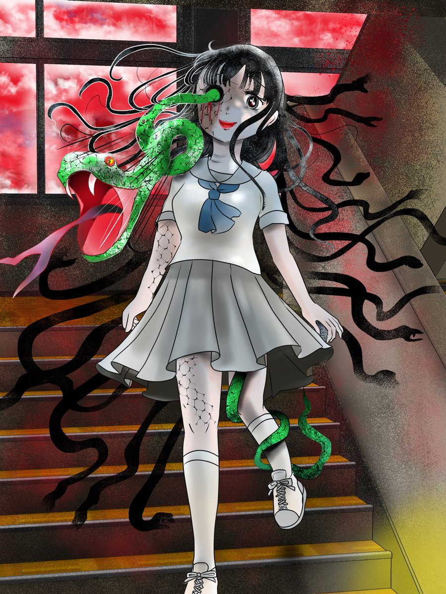 昨日描いた絵です(*'ω`*)
恋の魔法とおまじないラフ、昔話「オオカミ男」、ホラーイラスト「メデューサ」完成pixivの妖怪投稿企画に出そうと描きました(● ゜Д゜)、ご依頼イラスト一部ラフ 