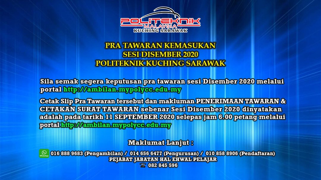 Cetak Surat Tawaran Politeknik Sesi Jun 2017