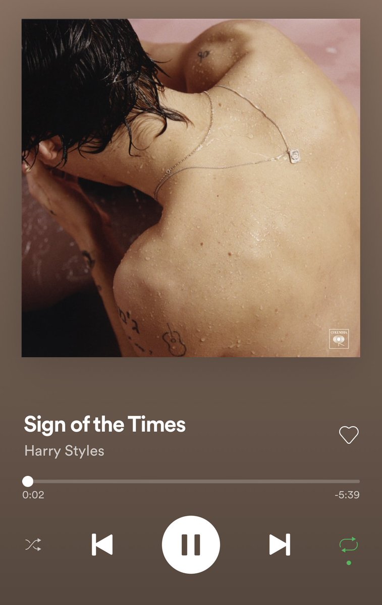 (harry) — sign of the times or from the dining table?