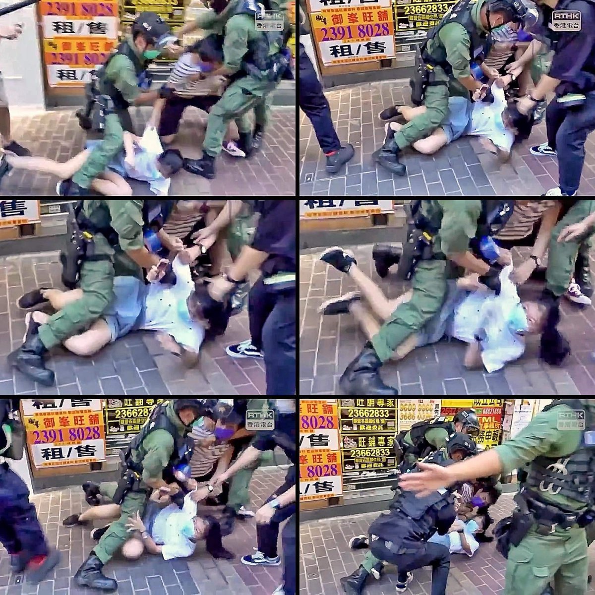 These two teenagers were living in mongkok , brother taking sister to go to buy 🎨 material , police arrest them without reason and use over violence ! #hongkongpolicebrutality  #HongKongPoliceTerrorists  #StandWithHongKong  we live in hell we leave in common we want to escape