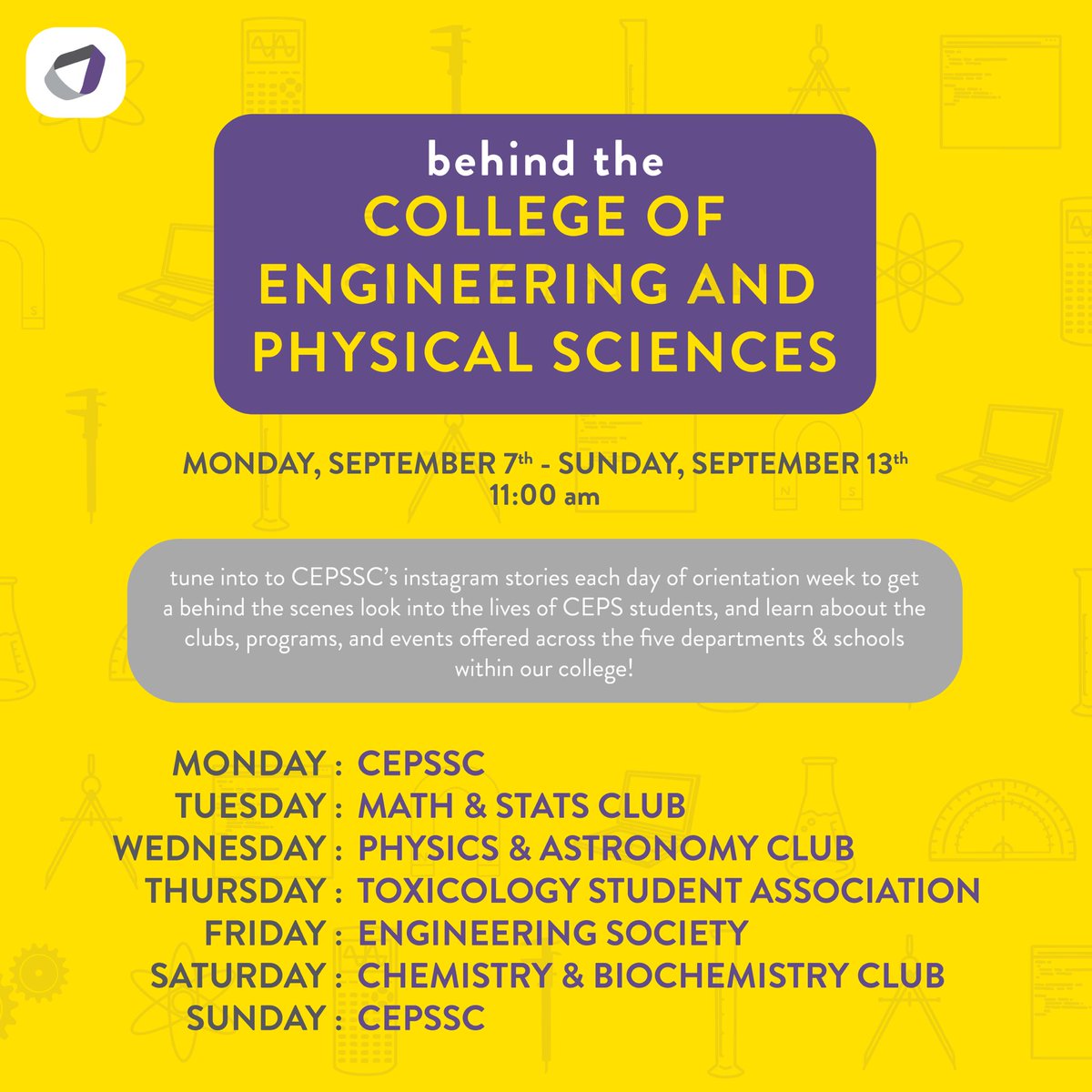UofGCEPSSC's tweet photo. some more details about our events during this year’s O-Week! 

pro-CRAFT-ination is live on our Facebook page (@ CEPSSC) and our Instagram (@ cepssc)!

Make sure to check them out before the week ends! https://t.co/1tbQajpdWs