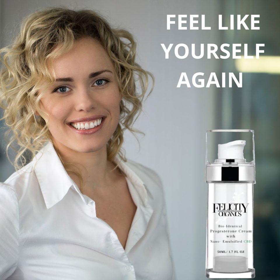 An exciting breakthrough in women's hormone balancing.  Announcing the patent pending organic formulation combining two amazing ingredients - bio identical USP micronized progesterone and nano-emulsified CBD!   Along with twelve other ingredients hand picked to maximize its effe