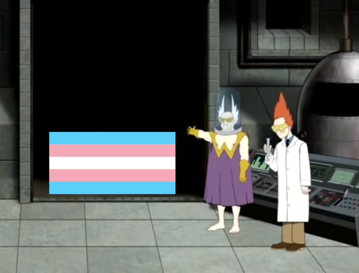 FavTrans's tweet photo. "Gentlemen, behold! I, Dr. Weird, and Steve are Trans allies!"

"Weren't we gonna send phone spiders to TERFs?"

"That'll come later Steve!" https://t.co/bs3HW4QFe5