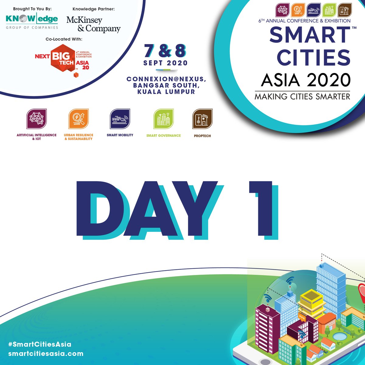 SmartCitiesAsia's tweet photo. We are glad to welcome all of our participants to the 6th annual Smart Cities Asia 2020 conference, happening right here at Connexion@Nexus, Bangsar South. See you soon!
#smartcitiesasia #sca #kgc #knowledgegroupco # https://t.co/PjGDmJlLFy