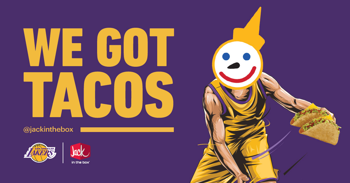Lakers's tweet photo. We got the dub ... and #WeGotTacos 🌮🌮 https://t.co/KngBHVBFhk