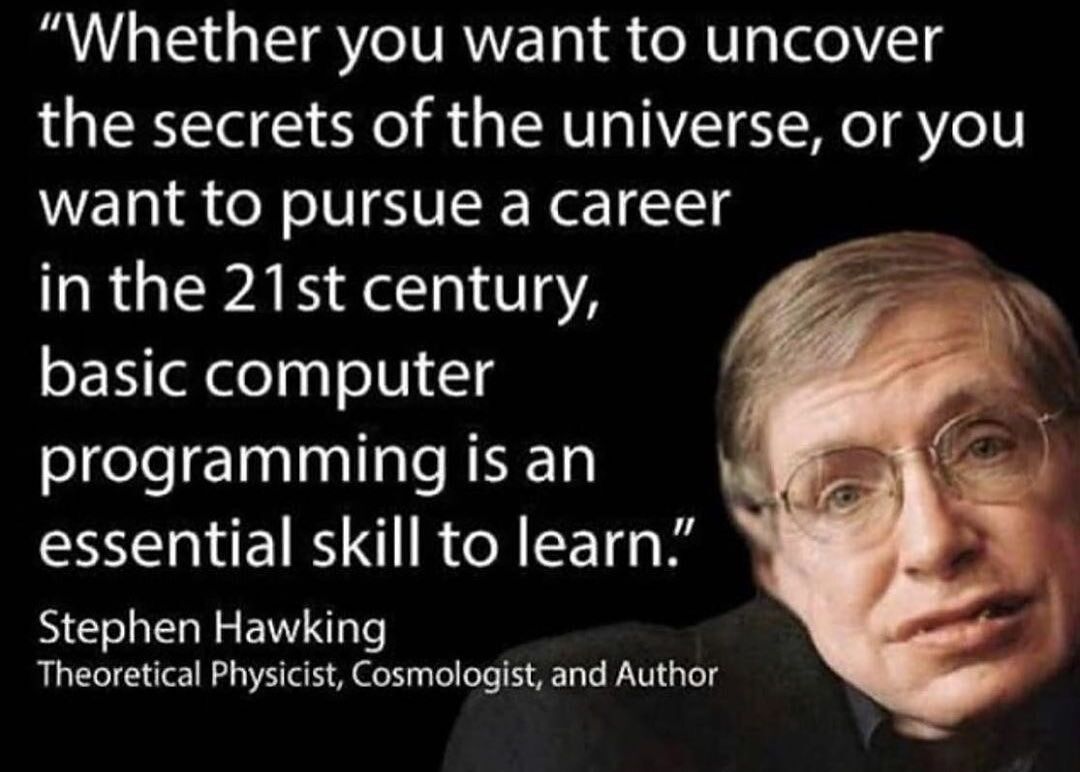 safehack_in's tweet image. No matter what you are doing,
no matter what you are pursuing

basic computer programming is
an essential skill to learn in
21st century.

#infosec #skill #learning #careers