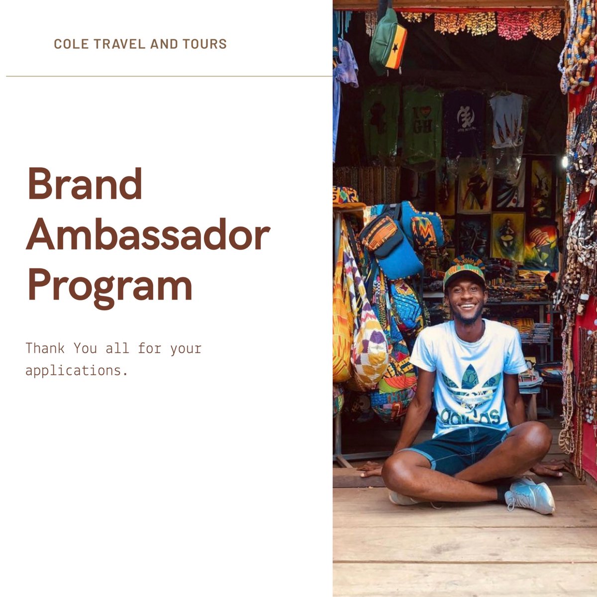 ctt_global's tweet photo. Thank you to everyone that applied to our Brand Ambassador Program. Application are now closed..
#BrandAmbassador #BrandAmbassadorProgram https://t.co/lFUXiUIJIh