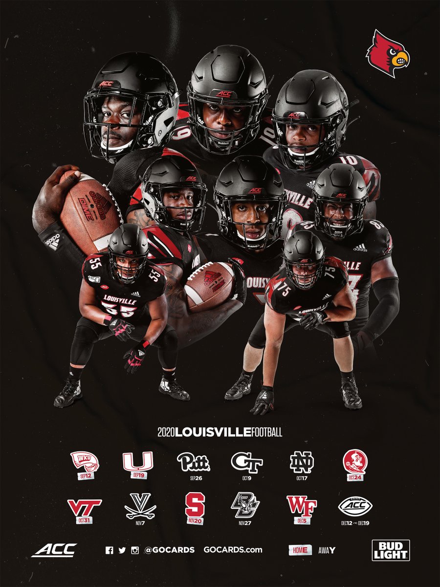 Louisville Football в X: „2️⃣0️⃣2️⃣0️⃣ Schedule Posters