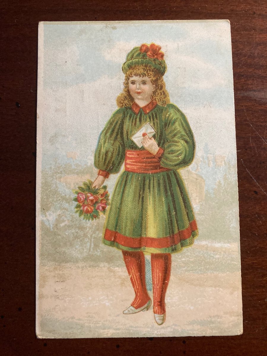 19th century trade card for French perfume -- back is in French. Nice condition - $6 shipped