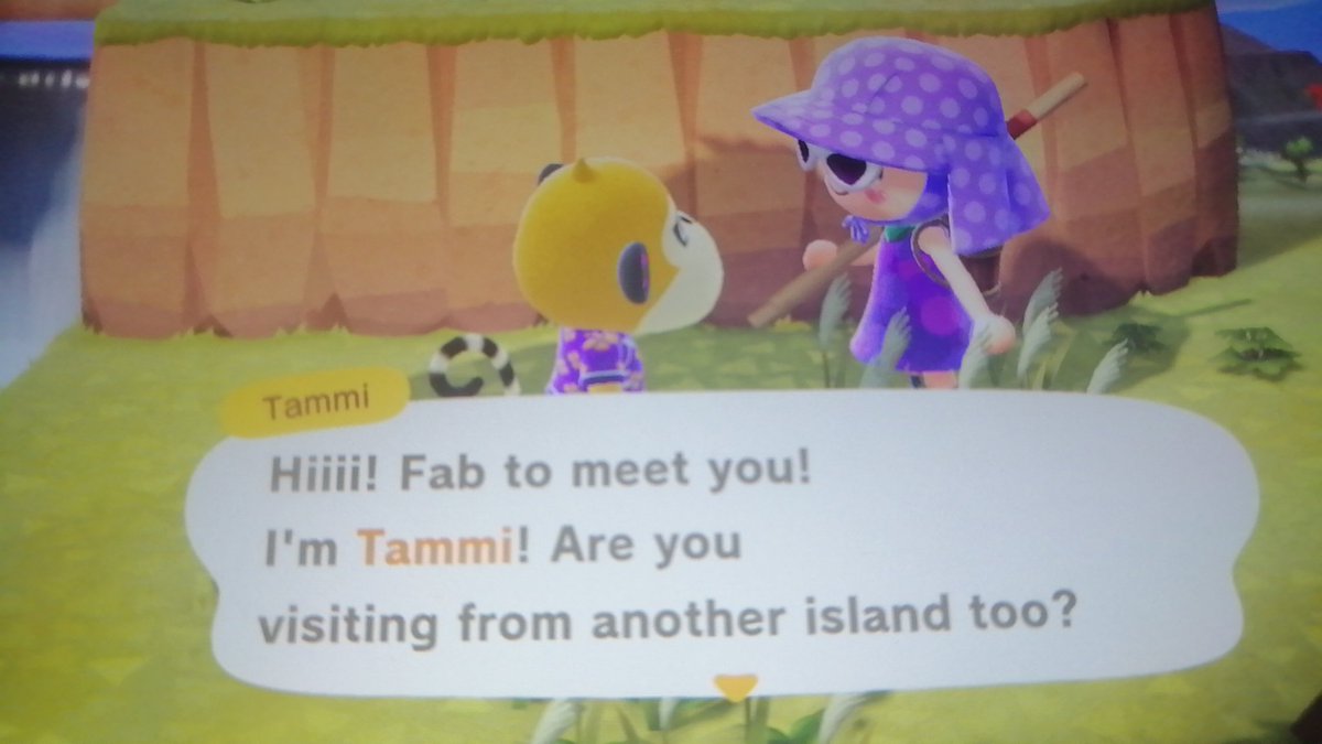 Island 5: Tammi with an I I'm scared of monkeys irl so it's a no from me