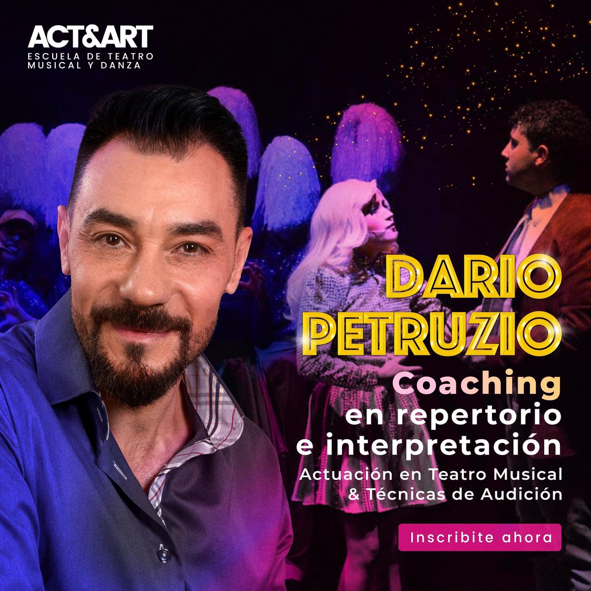 tmsalta's tweet photo. ⭐️ Sumate a las clases online ‼️ Nuevas clases Jueves 17.30h a 20.00h⭐️ Sumate ya 😉
✉︎ info@actart.com.ar o por DM
.
.
.
 #teatromusicalargentino #canto #interpretacion #dariopetruzio #teatromusical https://t.co/e6XTh8NDS2