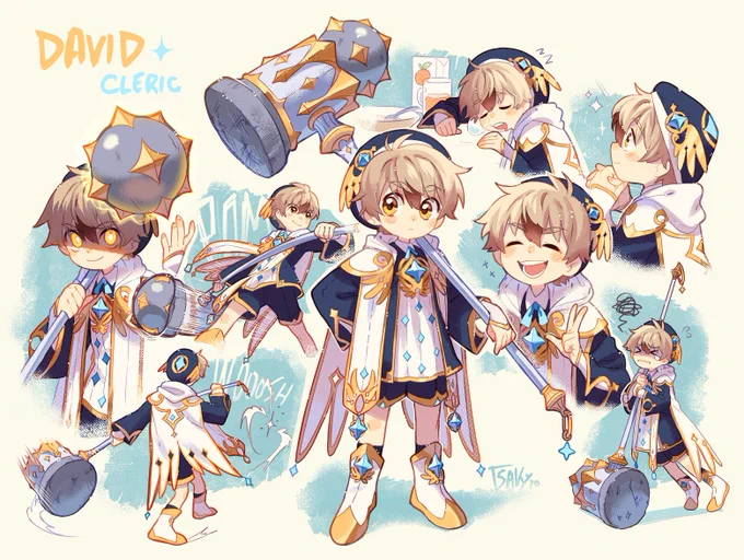 ✨(OC) David as a Cleric ✨ 