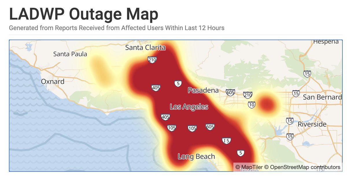 Margarita Noriega On Twitter This Is The Current Power Outage Report Map In La To Check Outage Reports In Your Area Visit Https T Co Oxvalyczlv Https T Co Ozugrnm34z