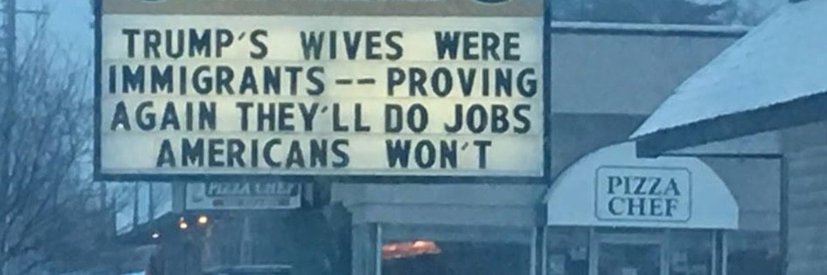 McElroyMarra's tweet photo. I don’t care for the Hobby Lobby display on the left, but I very much enjoy the ones at the Pizza Chef &amp; in the Walmart auto department.😂😂😂 https://t.co/GzYmTcpSLy