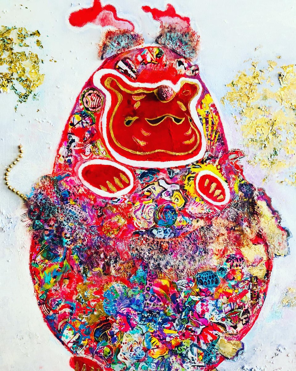 Nezumi (The #Rat)  despite a devastating pandemic, celebrating the “rat babies” #yearoftherat2020  #Commissionedart en route to England #thankyou #artcommission  #art #abstract #twitterart #homedecor #chic #animalart #playroomart #animalartwork #artoftheday #contemporartart