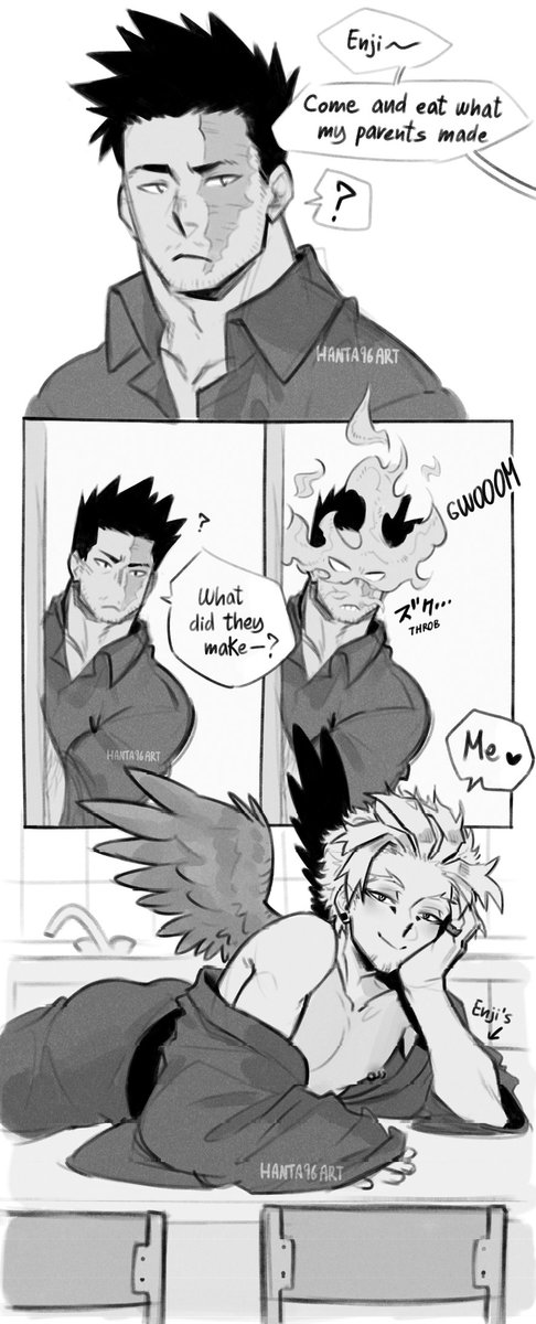 hanta96art's tweet photo. Based on a post by @/incorrect_endhawks on ig~ #endhawks #炎ホー https://t.co/n5ymwSMe7v