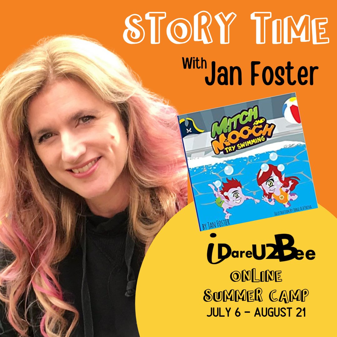 idareu2bee's tweet image. Summer Camp would not have been the same without Storytime! Thank you Jan Foster for inspiring from the UK!   We loved your story of Mitch and Mooch Try Swimming!   
Get your copy here: mitchandmooch.com/books/

Learn more: visit us at idareu2bee.com
#idareU2bee